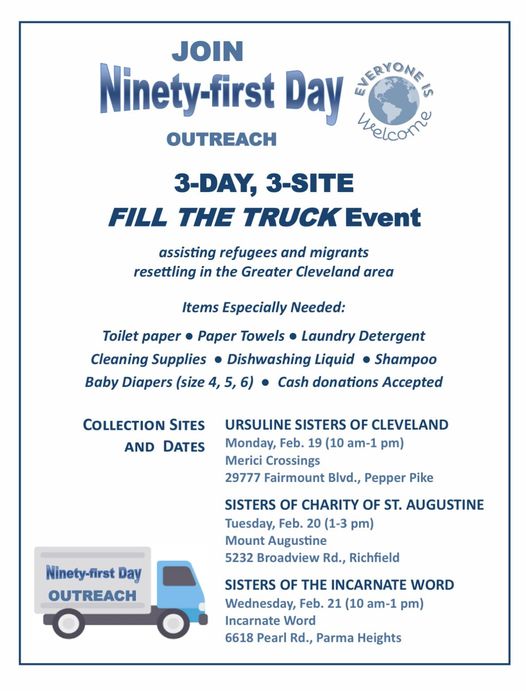 Fill the Truck Event Coming to Regina Health Center February 20 to Assist Refugees and Migrants